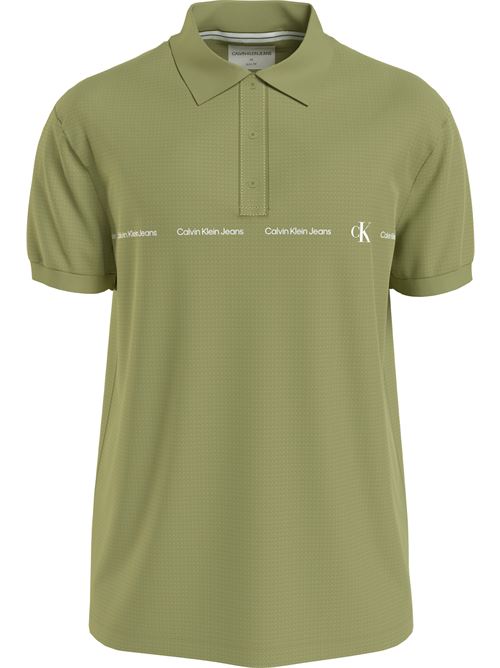 polo CALVIN KLEIN | J30J325432L9N VERDE